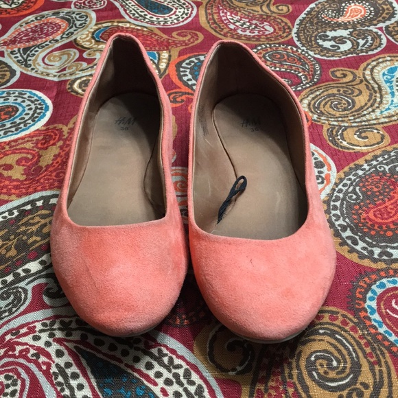 Shoes - H&M CORAL FLATS